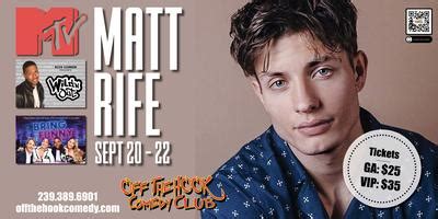 Comedian Matt Rife Live in Naples, Florida!